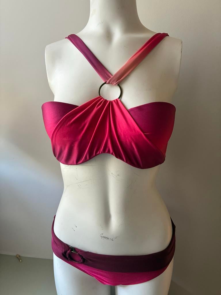 Hunkemöller Doutzen Goddess bikini top 75B & slip M, Ophalen of Verzenden, Nieuw, Rood, Bikini