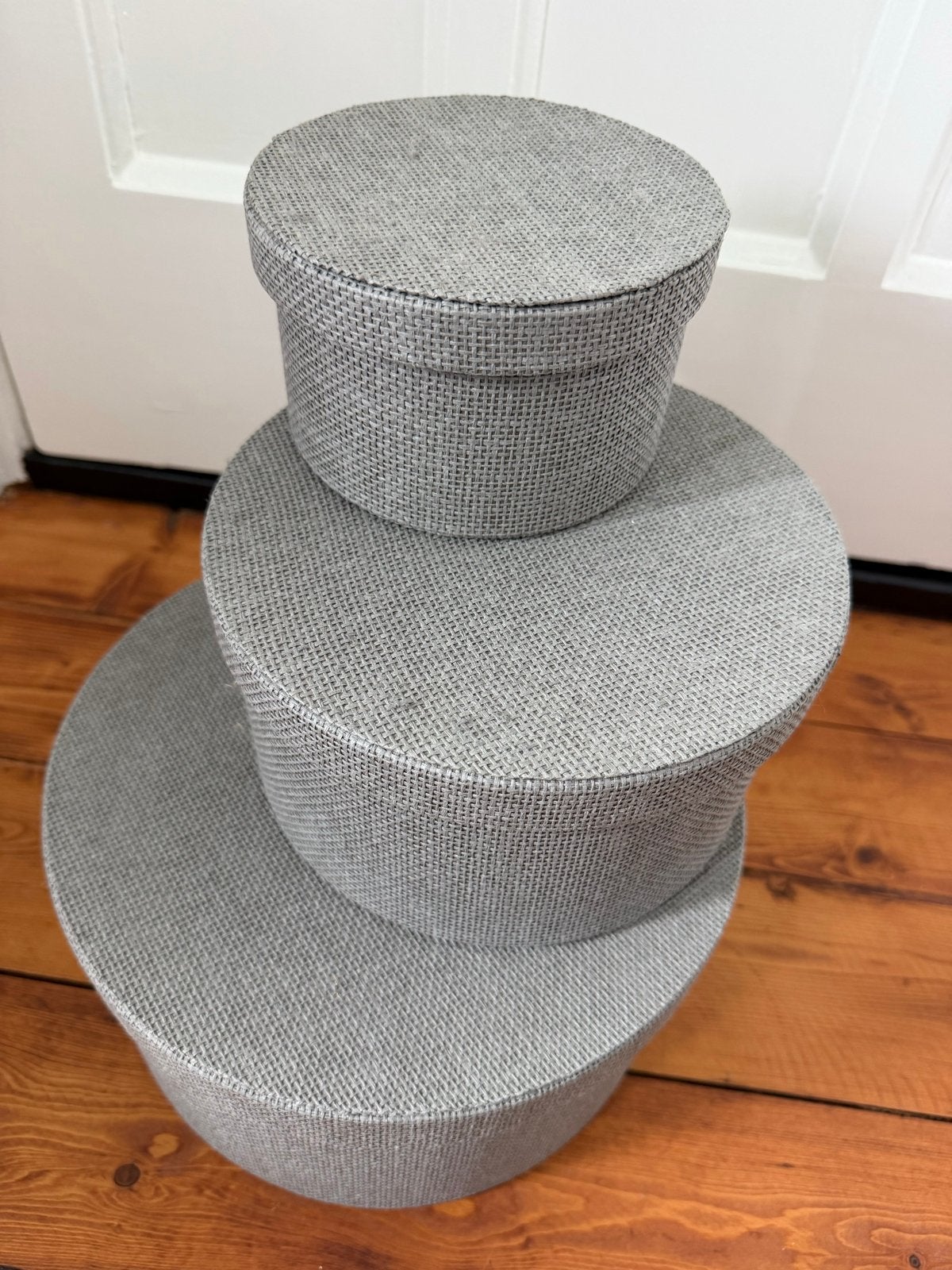 IKEA KVARNVIK Opbergdozen Set van 3 - Grijs, Overige materialen, Minder dan 50 cm, Minder dan 50 cm, Ophalen of Verzenden
