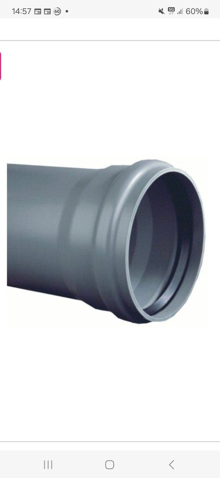 Nieuwe PVC buizen 110mm SN8 met/zonder manchet, Ophalen of Verzenden