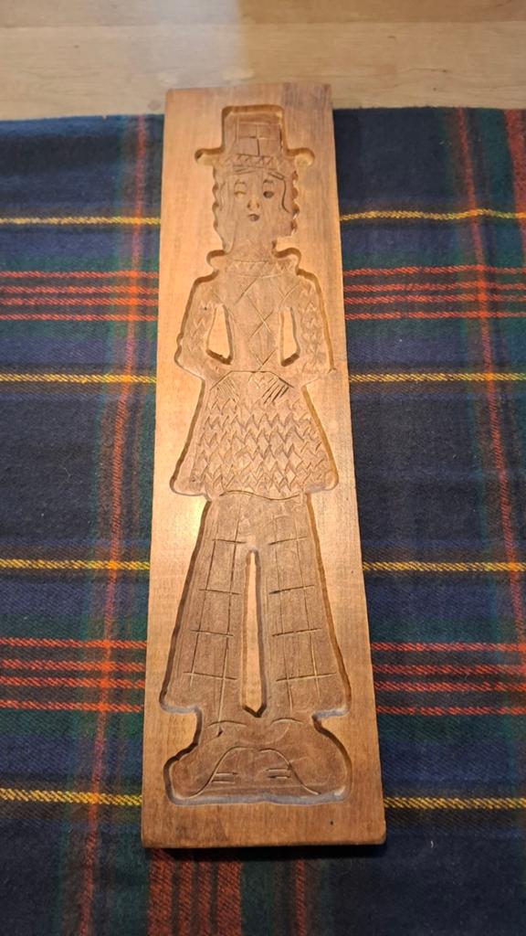 Brocante houten speculaasplank abraham bakkersgerei, Ophalen of Verzenden