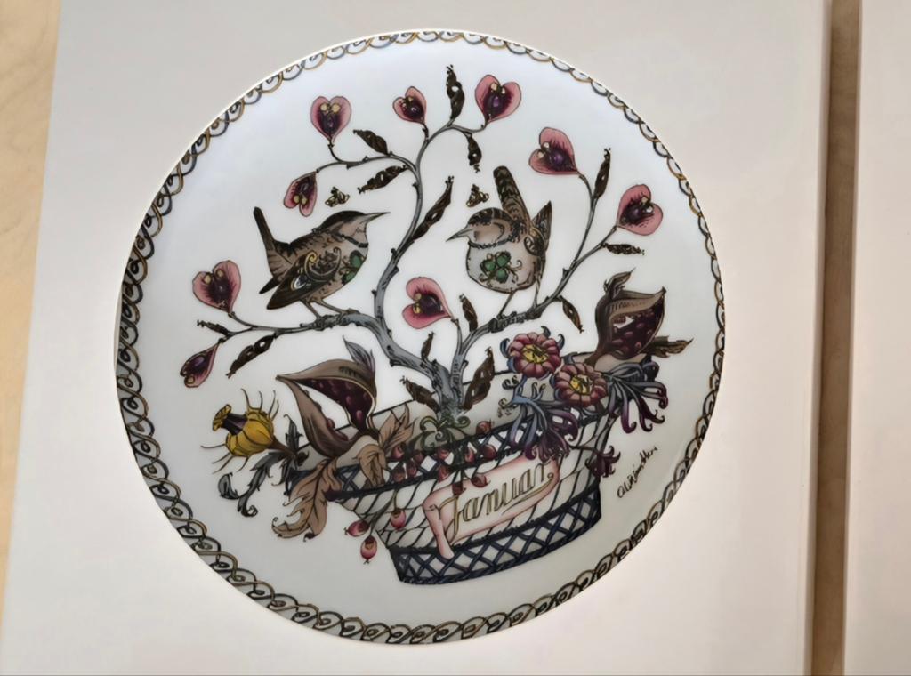 Compleet! Hutschenreuther Maandborden (12 mnd) - Ole Winther, Ophalen of Verzenden