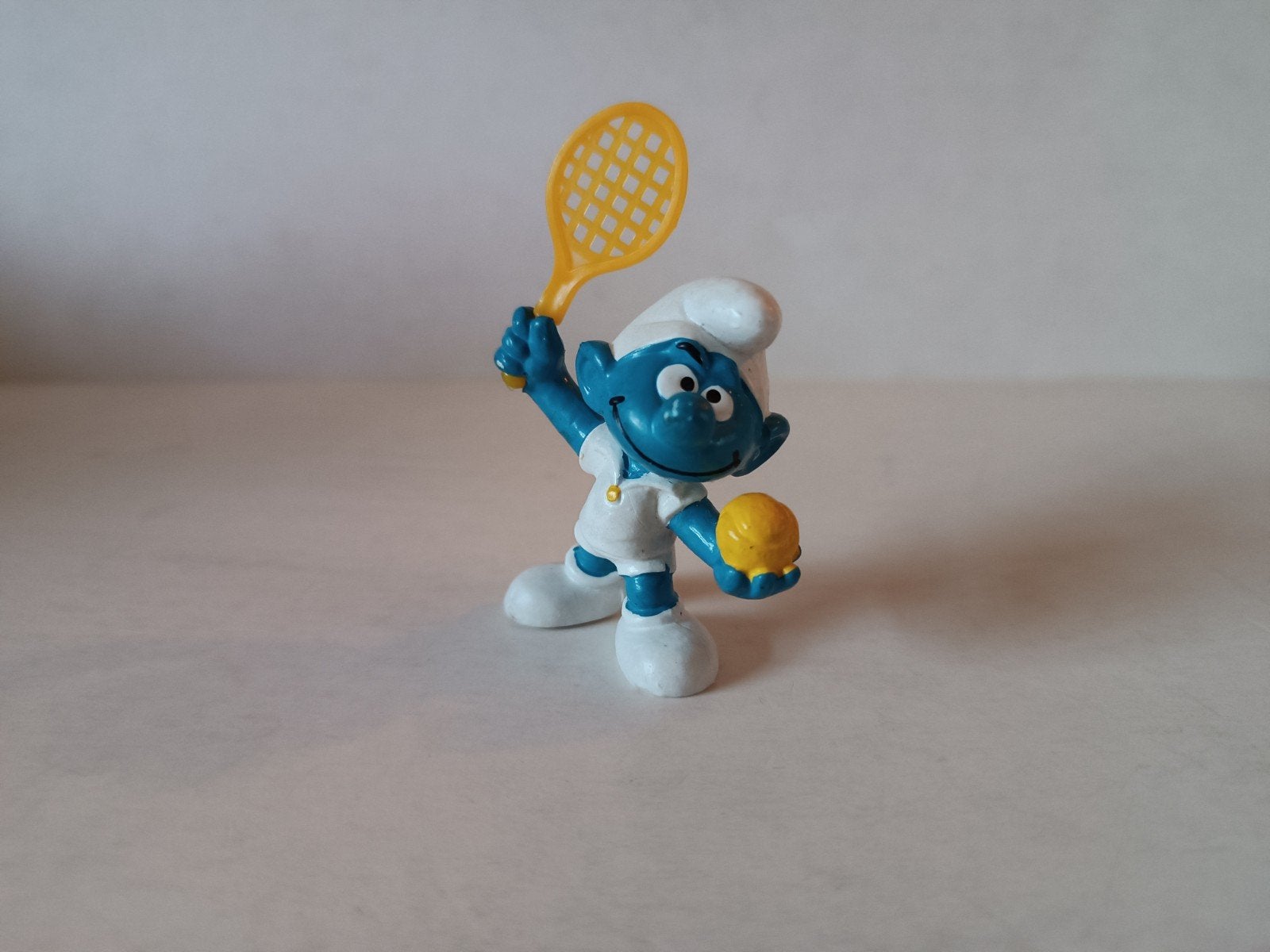 Schleich Smurfen Collectie: Tennis Smurf, Verzamelen, Smurfen, Ophalen of Verzenden, Gebruikt, Overige Smurfen, Poppetje, Figuurtje of Knuffel