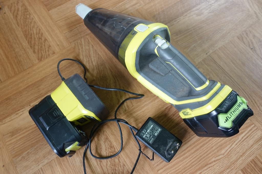 Ryobi  One +  kruimeldief  plus lader en 2x accu, Ophalen of Verzenden, Gebruikt