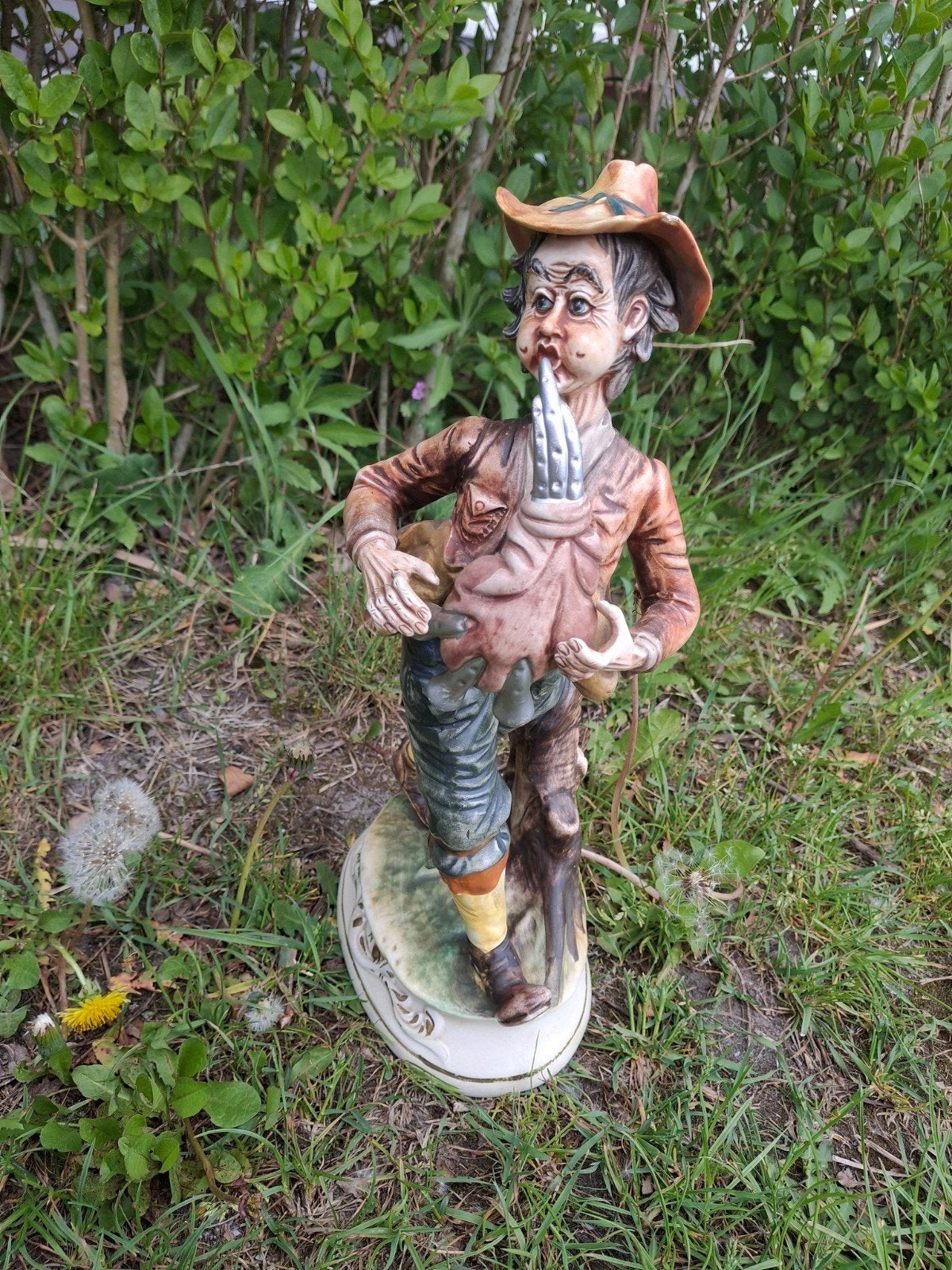 Capodimonte beeld, Ophalen of Verzenden, Gebruikt, Mens