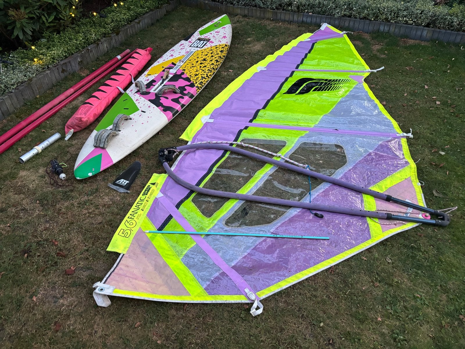 Complete Fanatic Lite Bat Surfset - Ideaal voor Beginners, Ophalen, Gebruikt, 5 tot 6.5 m², Fanatic