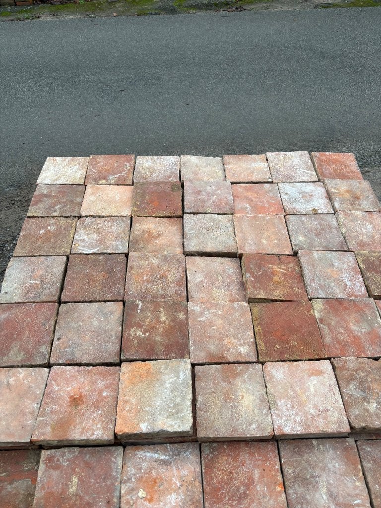 Lot Antieke terracotta tegels. Voor info BELLEN 0474220705, Ophalen