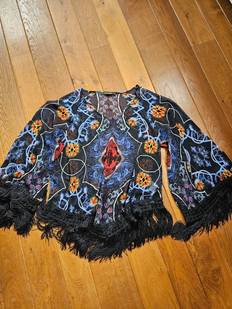 Supertrash festival top met franjes zgan, Kleding | Dames, Tops, Supertrash, Zwart, Ophalen of Verzenden, Zo goed als nieuw