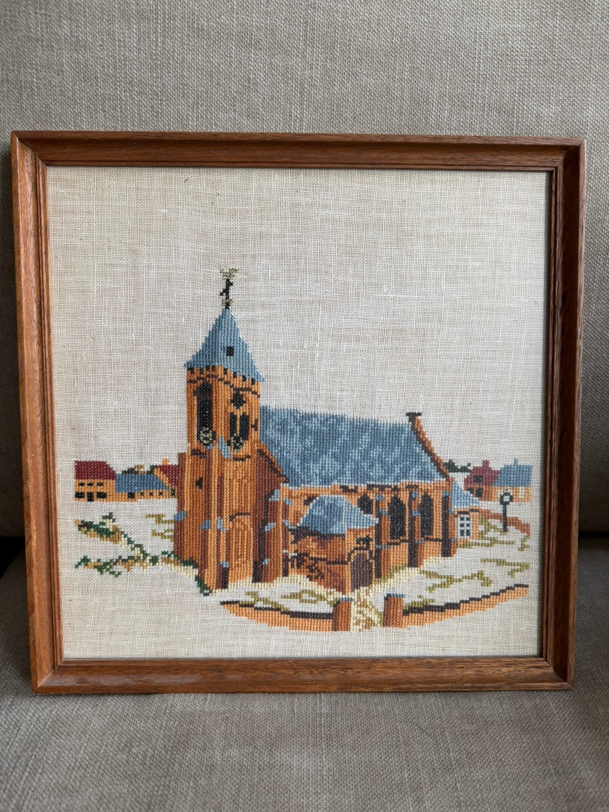 Borduurwerk kerk Zoutelande, Ophalen of Verzenden