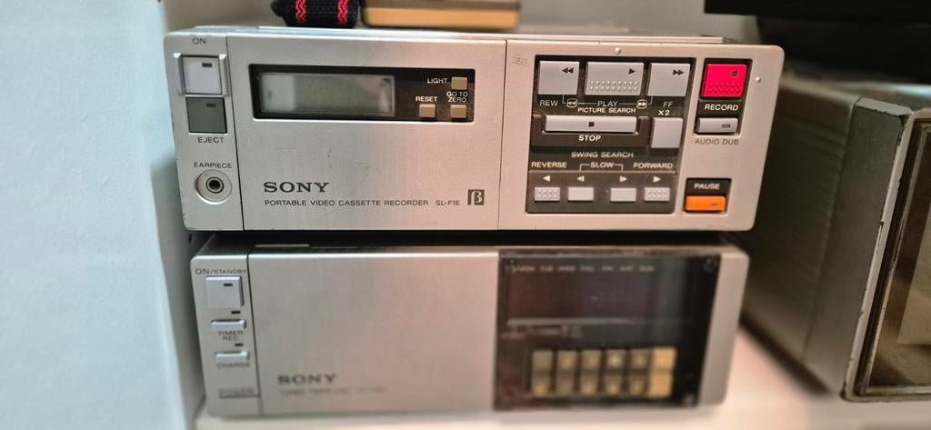 Sony Betamax SL-F1E Draagbare Videorecorder met Tuner, Ophalen of Verzenden, Sony, Overige resoluties, Gebruikt
