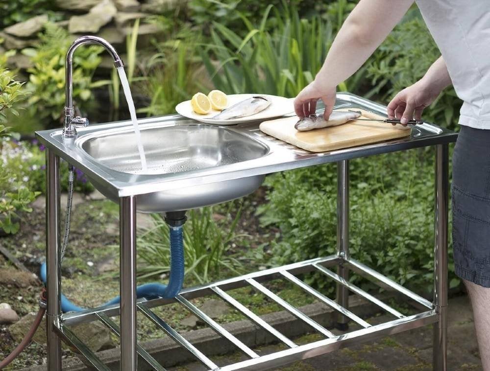 Buiten spoelbak / buiten keuken, Tuin en Terras, Ophalen, Nieuw