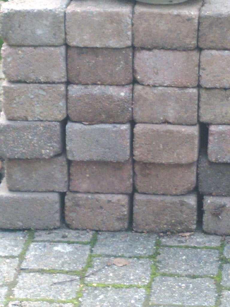 Stenen, Ophalen, Gebruikt, Klinkers, 5 tot 10 m²