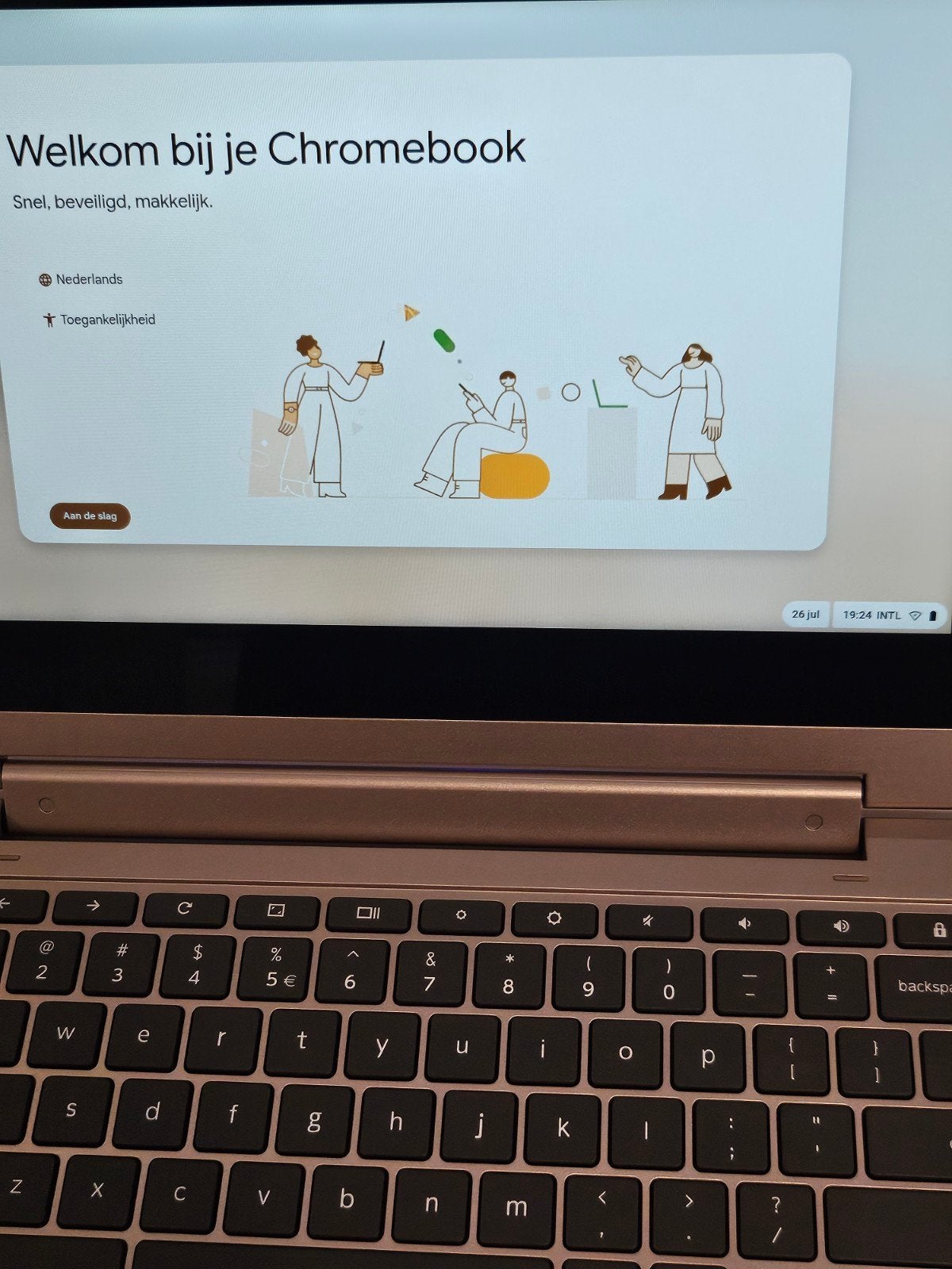 Lenovo Chromebook C330 - nieuw staat, 4 GB of minder, Qwerty, Ophalen of Verzenden, Zo goed als nieuw