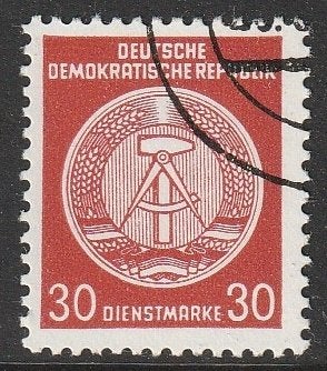 DDR 1954 24 Dienst 30p, Gest, Ophalen of Verzenden, DDR, Gestempeld