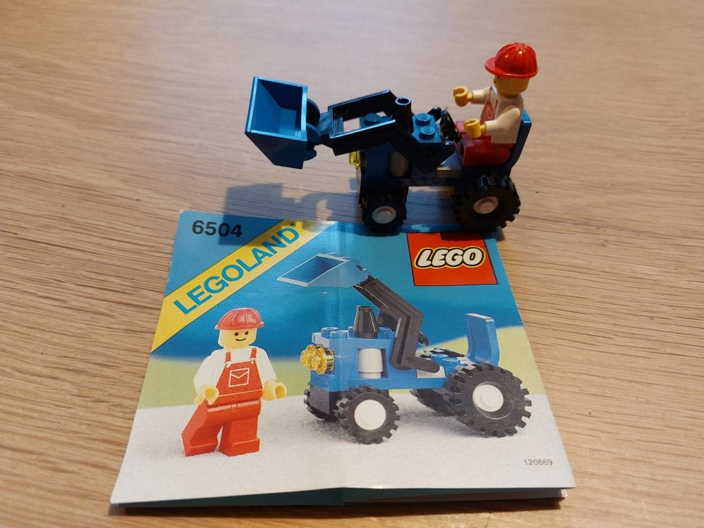 Lego Legoland Tractor 6504, Gebruikt, Lego, Ophalen of Verzenden, Compleet
