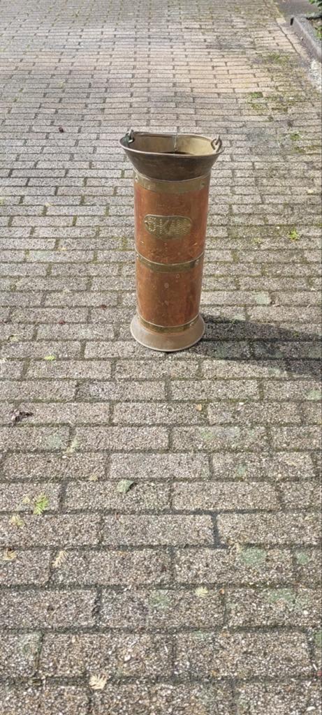 Koperen pararplubak 5-kan, Antiek en Kunst, Antiek | Koper en Brons, Ophalen, Koper