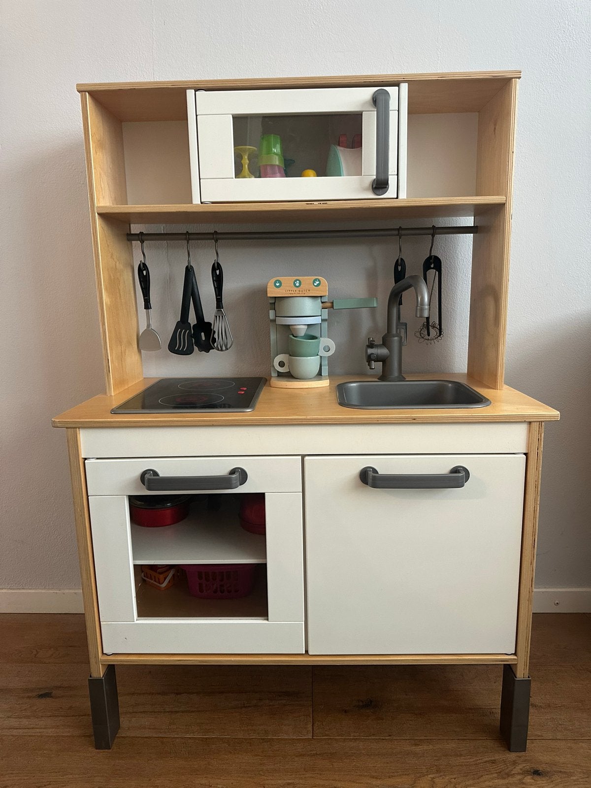 IKEA DUKTIG Speelgoedkeuken met uitgebreide accessoires, Ophalen, Gebruikt, Ontdekken, Met licht