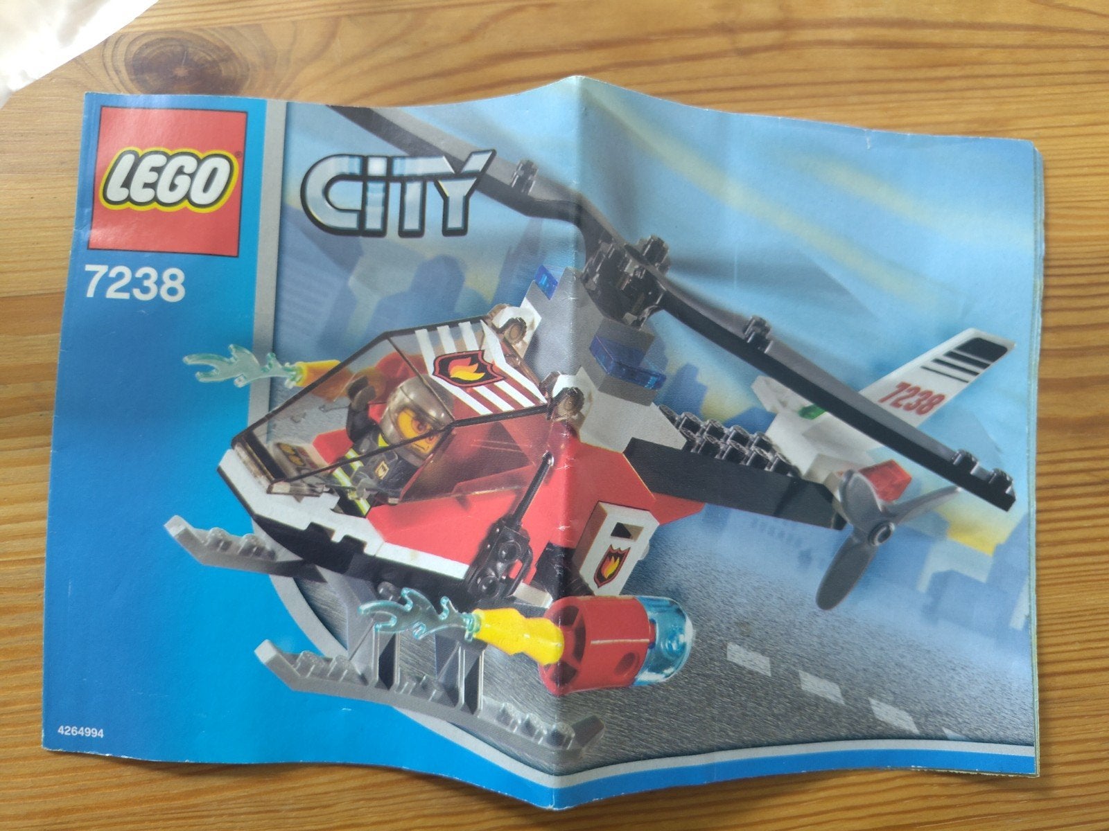 Lego 7238 Lego City brandweer helikopter, Kinderen en Baby's, Lego, Ophalen of Verzenden, Complete set, Inclusief instructies