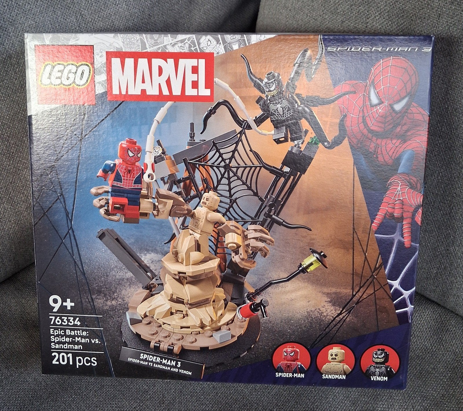 LEGO Marvel Spider-Man 3 Epic Battle: Spider-Man vs. Sandman, Inclusief minifiguren, Marvel, Lego, Nieuw