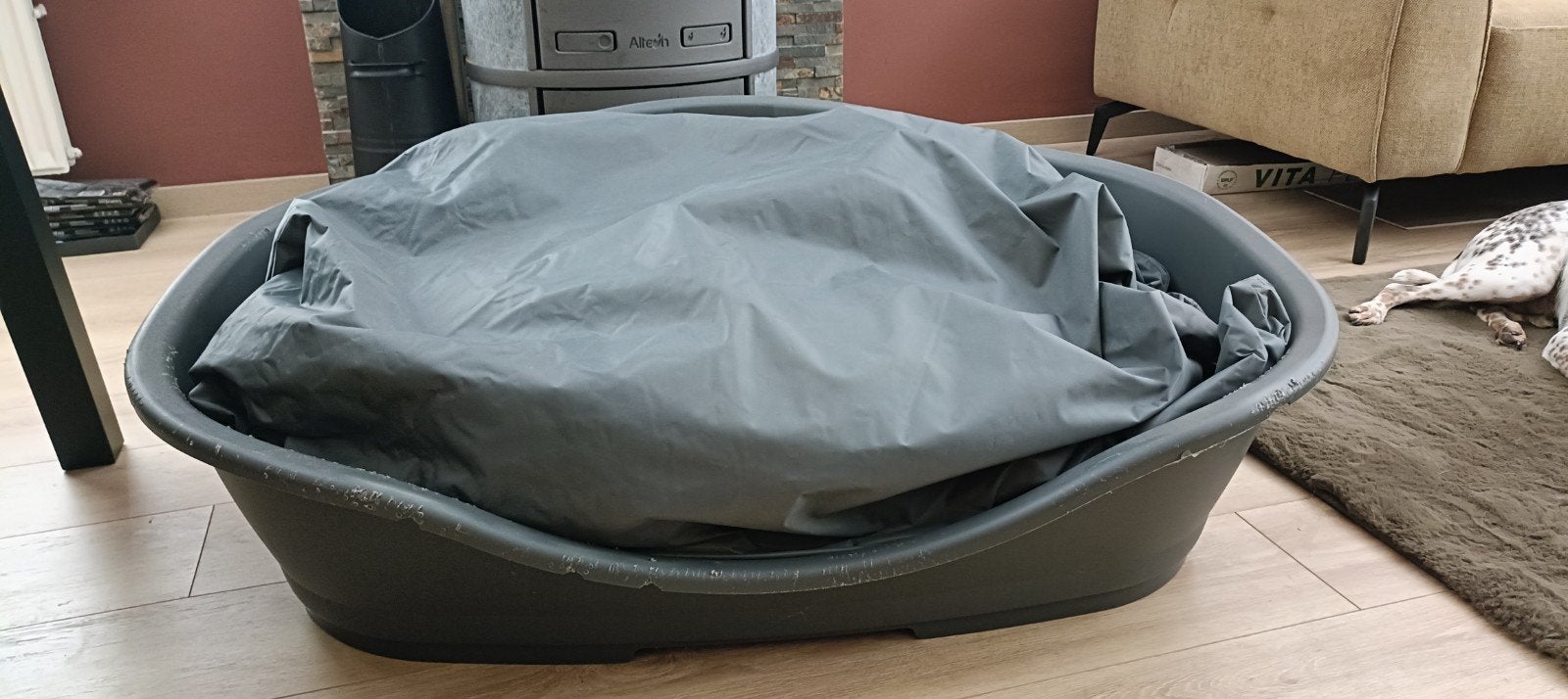 grote honden mand met waterafstotend kussen, Dieren en Toebehoren, Ophalen, Zo goed als nieuw, Polyester