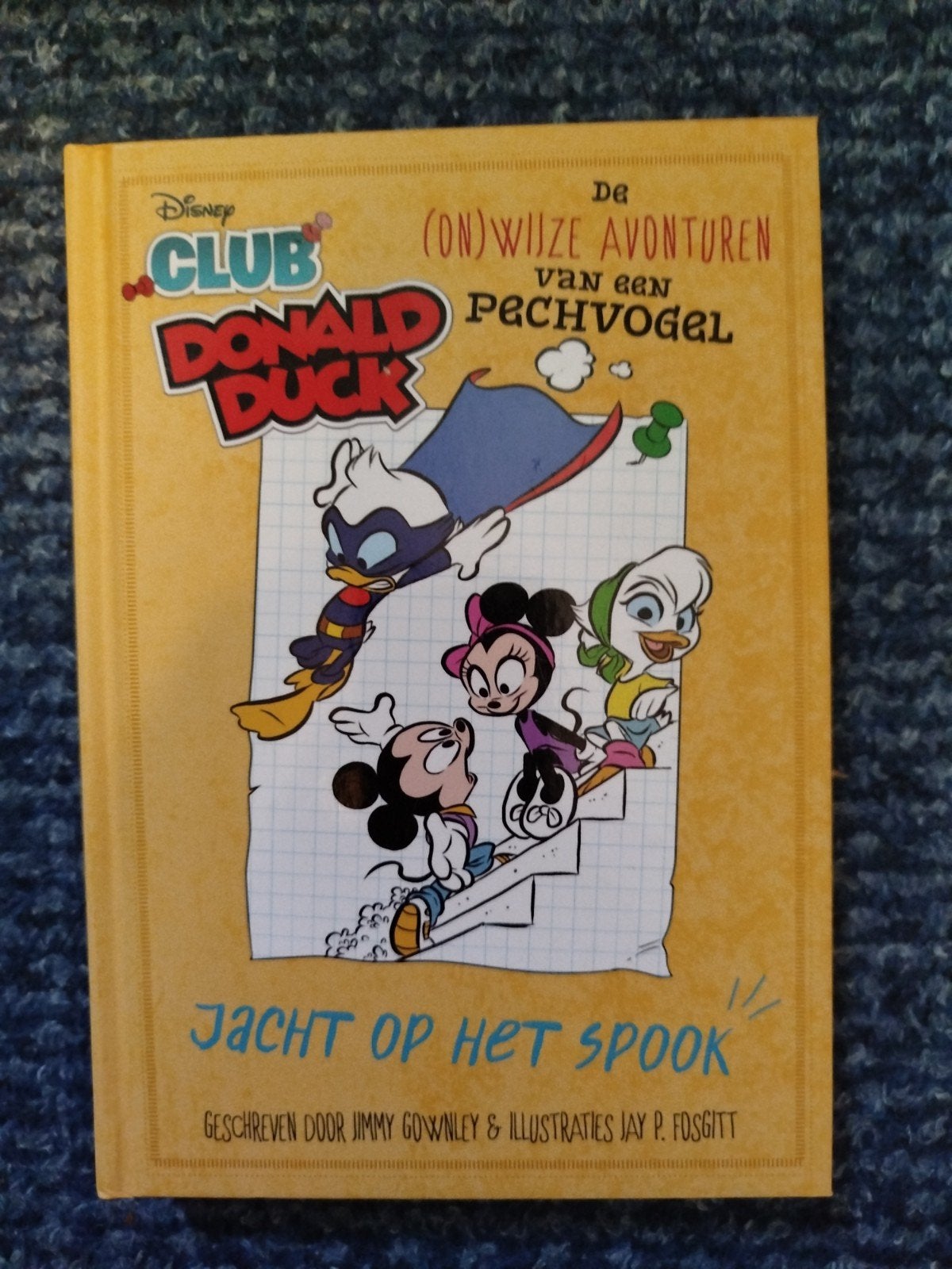De Club van Donald Duck deel 2: Jacht op het Spook (Luxe), Eén stripboek, Ophalen of Verzenden, Zo goed als nieuw, Jimmy Gownley & Jay P. Fosgitt