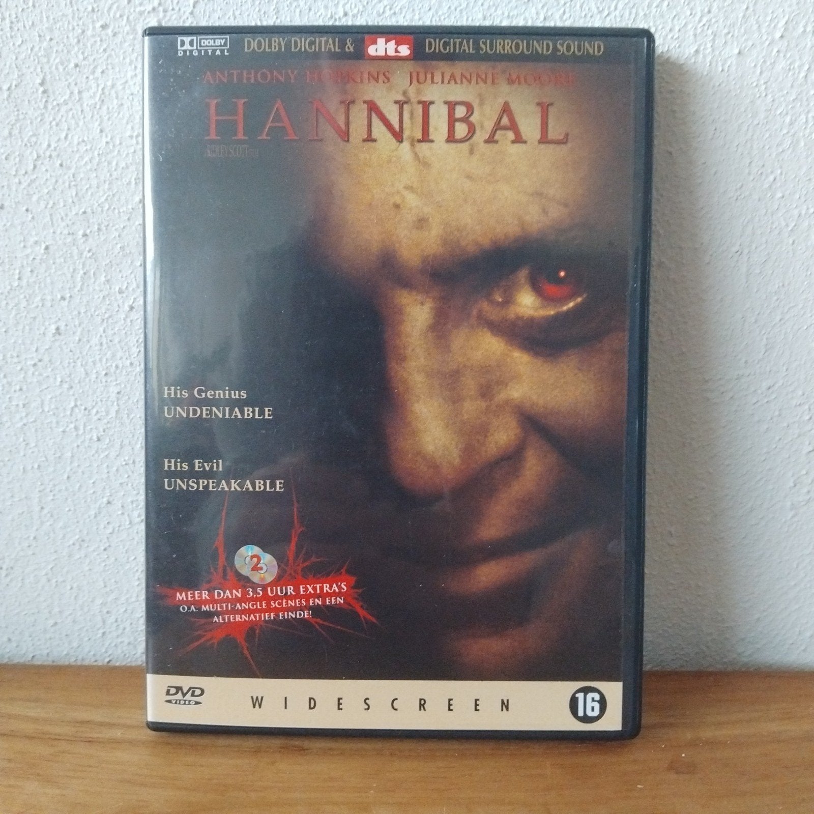 Hannibal dvd, Vanaf 16 jaar, Ophalen of Verzenden, Zo goed als nieuw