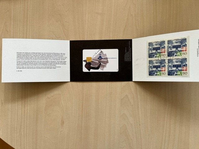 Telefoonkaart met postzegelset, Ophalen of Verzenden, Nederland