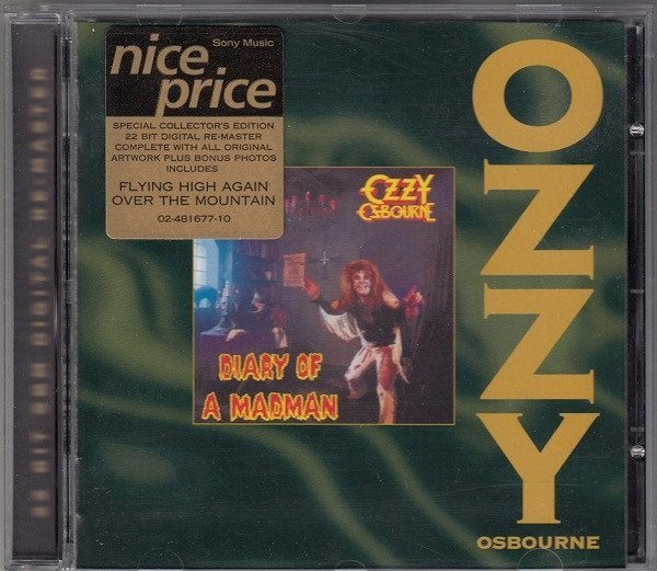 Ozzy Osbourne – Diary Of A Madman (Remaster), Gebruikt, Verzenden, Heavy metal, Speciale editie