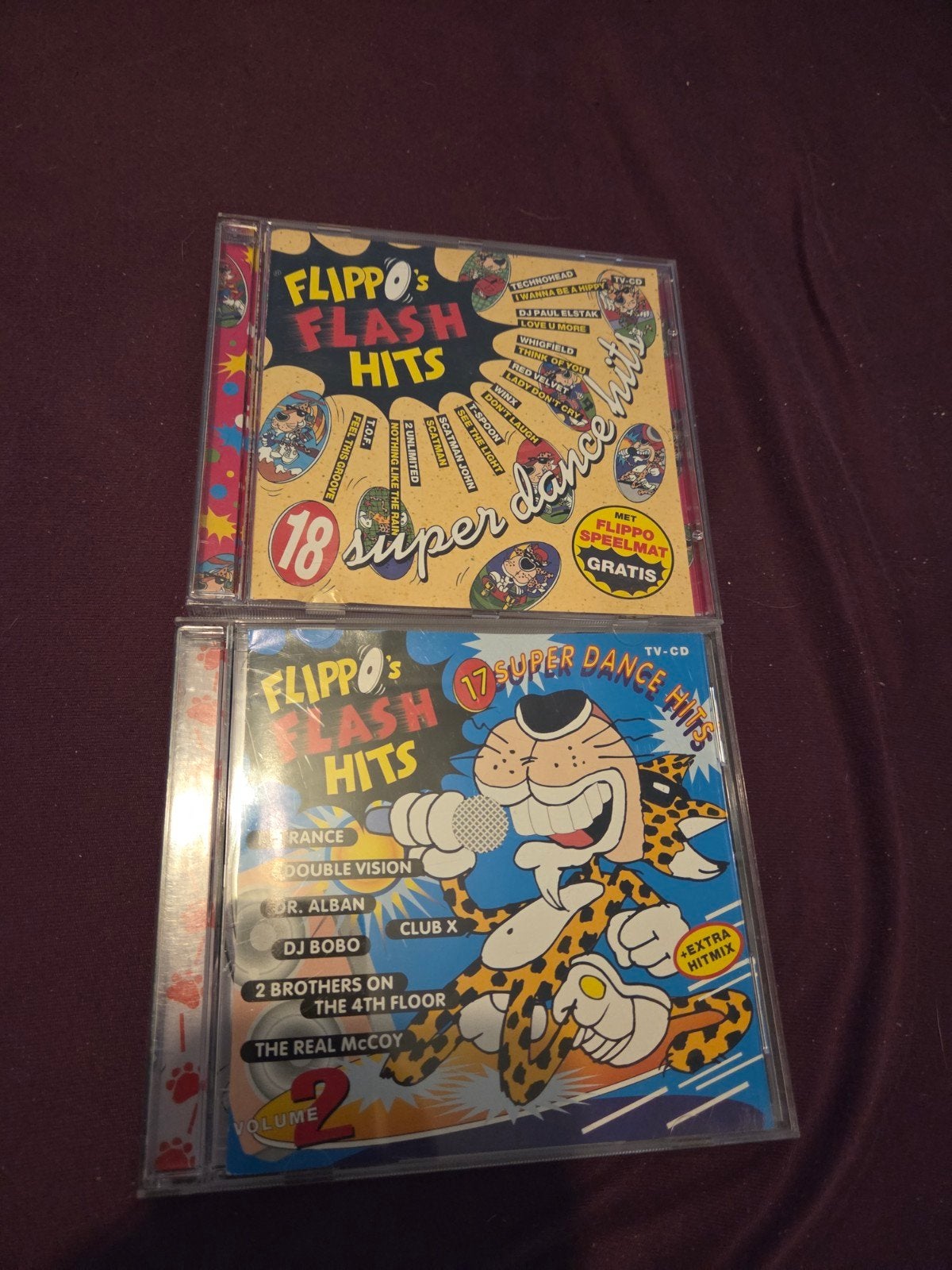2 x Flippo's Flash Hits cd 1 en 2 ZGAN Dance cd house 90's, Cd's en Dvd's, Inclusief doosje, Ophalen of Verzenden, Zo goed als nieuw
