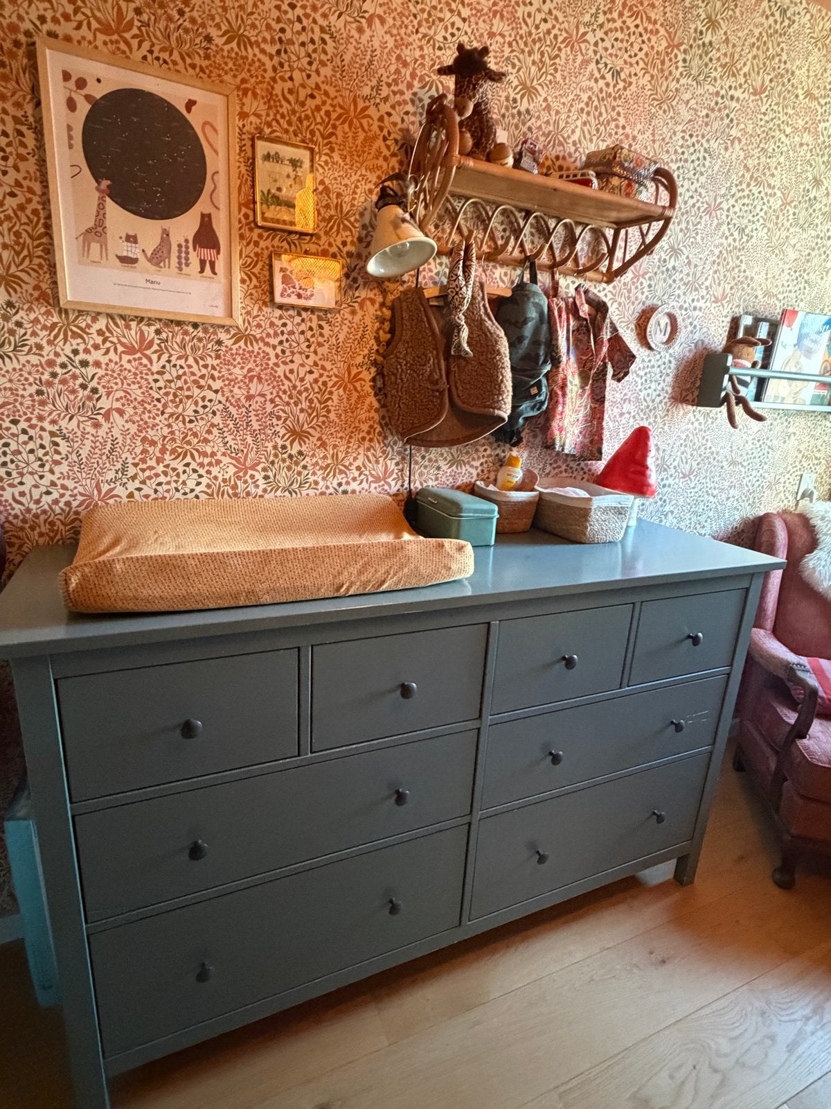 Commode ladekast met 8 lades IKEA Hemnes, Ophalen, Gebruikt, 50 tot 70 cm, 100 cm of meer