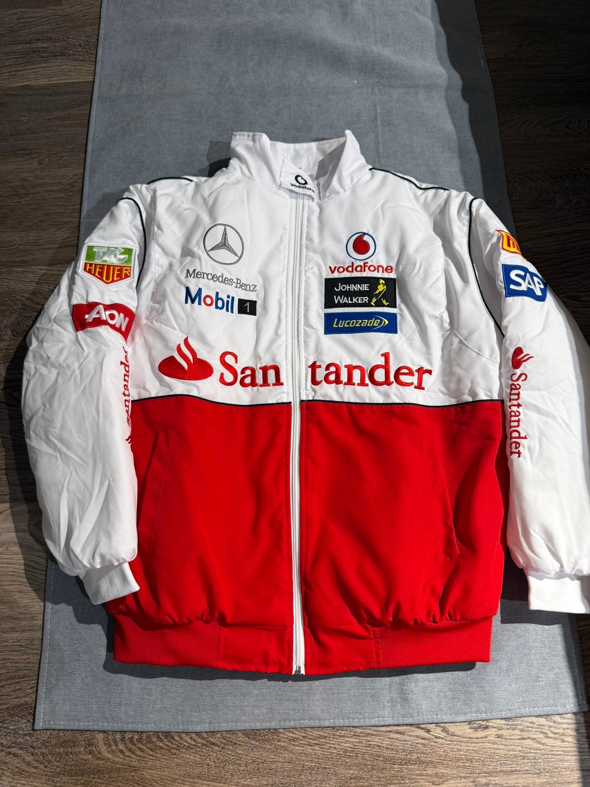 Mercedes Racing Bomberjack (Maat XL) Vintage Formula 1 Style, Kleding | Heren, Ophalen of Verzenden, Zo goed als nieuw, Maat 56/58 (XL)