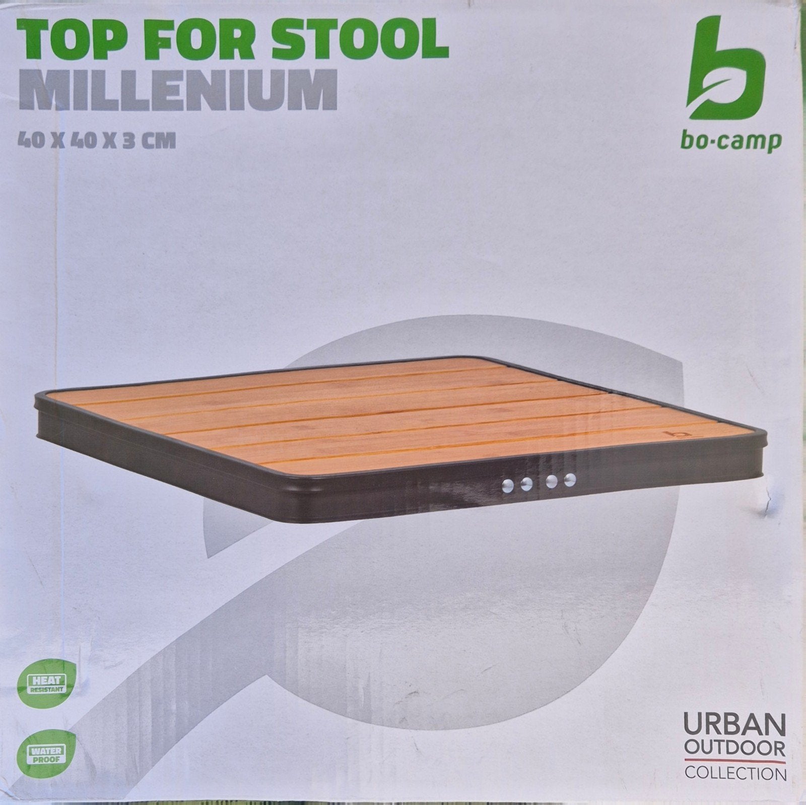 Bo-Camp Millenium Kruk Top - 40x40x3 cm, Ophalen, Nieuw, Campingmeubel-accessoire