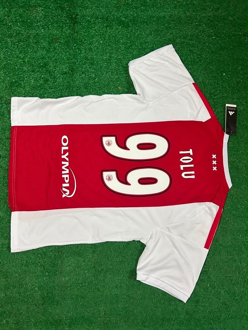 Nieuw Ajax Thuisshirt 2026/2027 Tolu #99 - XL/L, Ophalen of Verzenden, Voetbal, Rood, Maat 56/58 (XL)