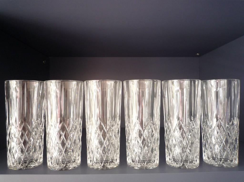 Luxe Waterford kristallen longdrinkglazen NIEUW!, Ophalen of Verzenden, Nieuw, Overige typen