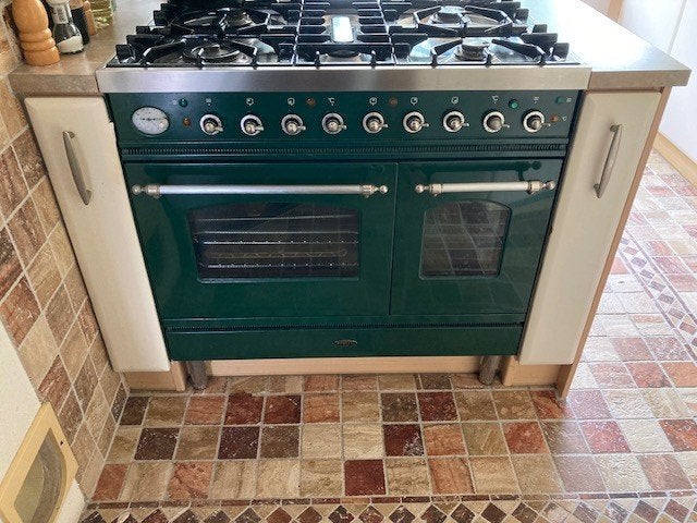 Boretti 5-pits gasfornuis met 2 elektrische ovens, Ophalen, Gebruikt, 60 cm of meer, Gas