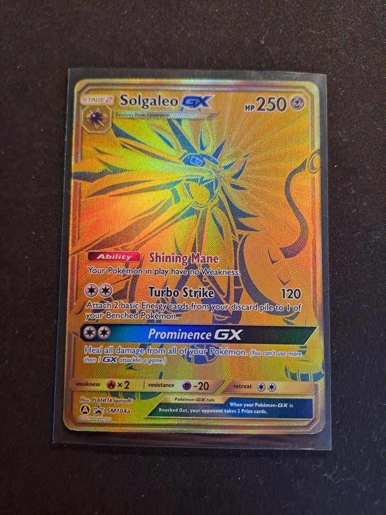 Solgaleo GX gold, Ophalen, Boosterbox