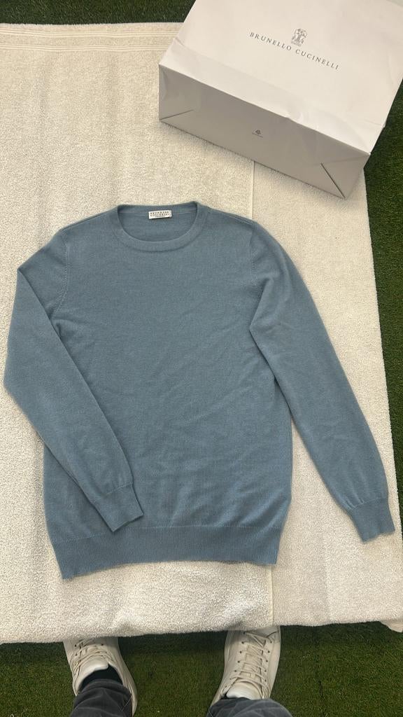 Brunello Cucinelli Cashmere Rib Sweater trui pull, Kleding | Heren, ., Zo goed als nieuw, Brunelo Cucineli, .