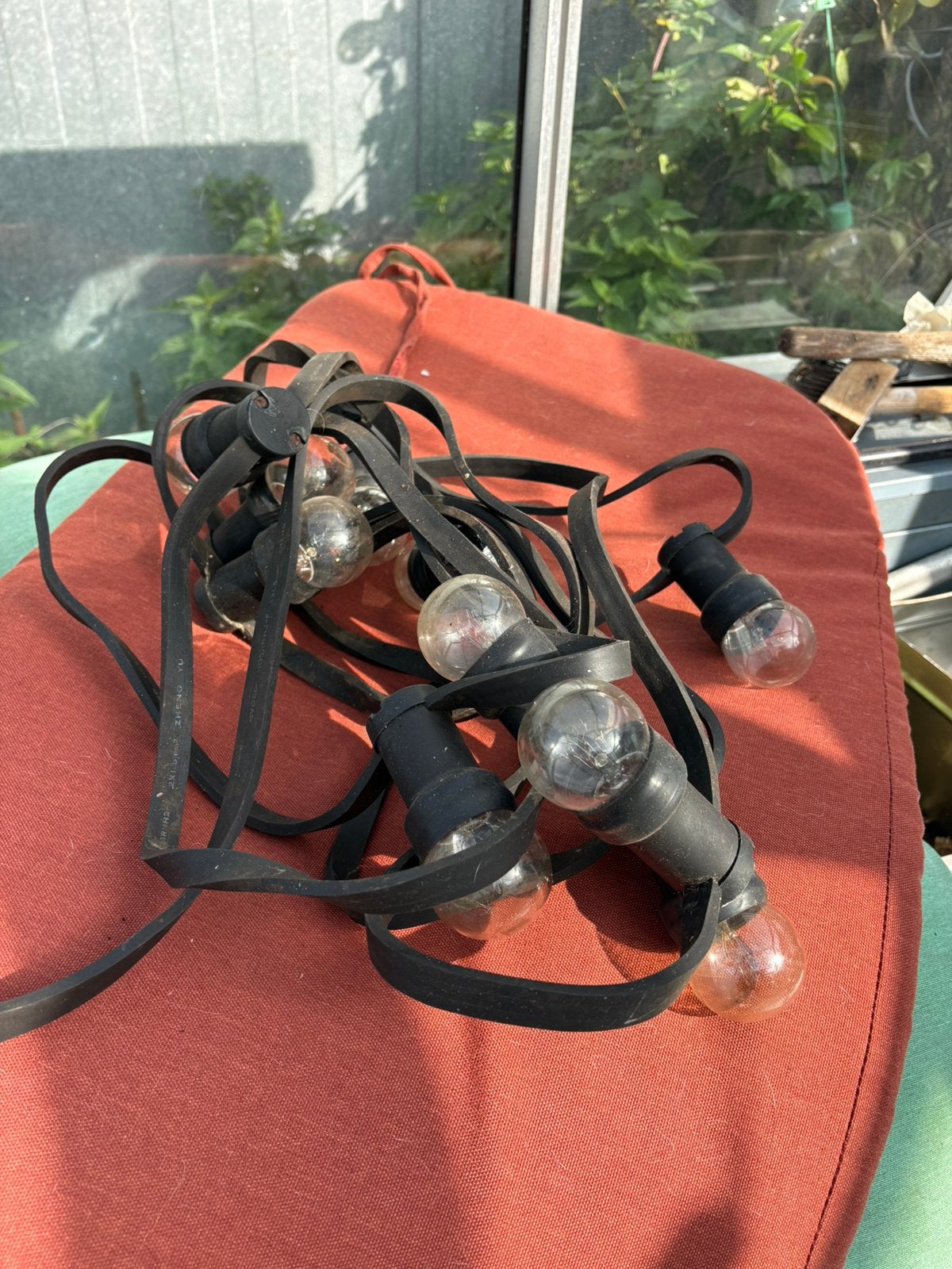 Prikkabel lichtsnoer zwart, Ophalen, Overige materialen, Gebruikt, Minder dan 50 watt