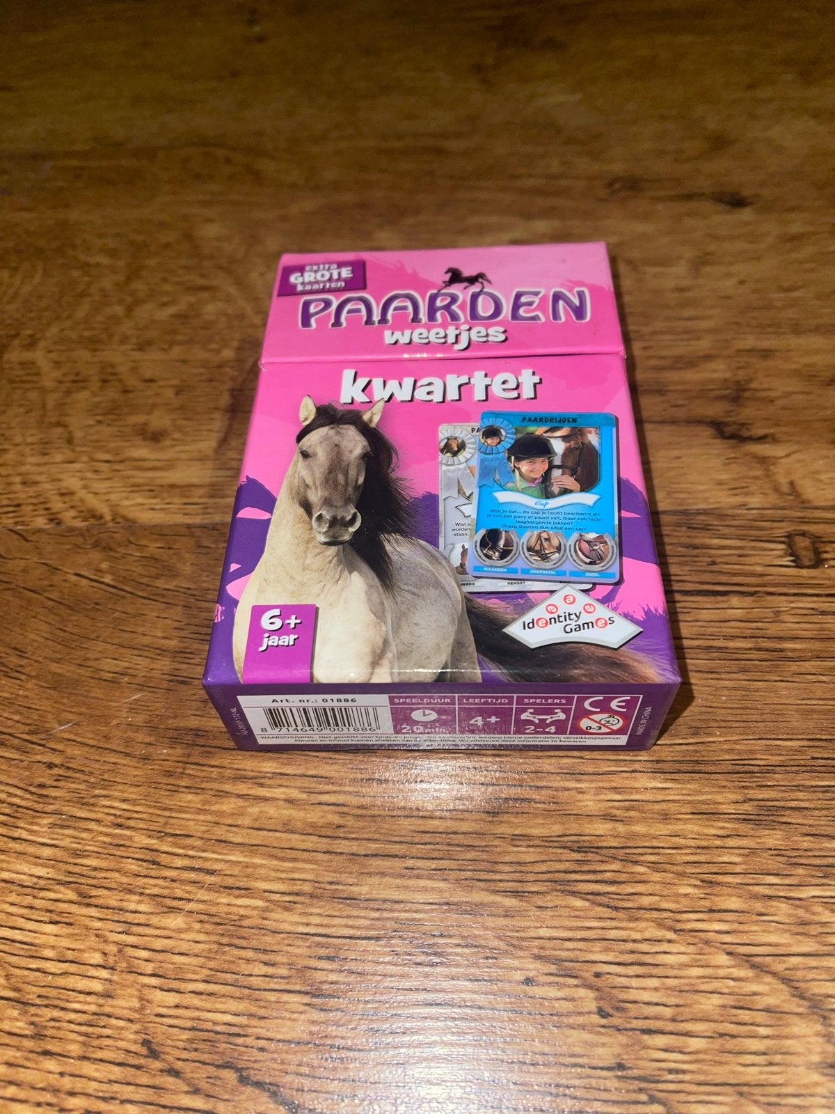 Paarden Kwartet & Auto's Kwartet - Zo goed als nieuw, Een of twee spelers, Ophalen of Verzenden, Zo goed als nieuw