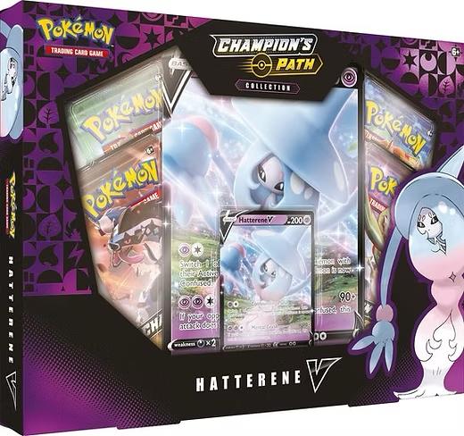 Pokémon Champion's Path Hatterene V collection, Hobby en Vrije tijd, Verzamelkaartspellen | Pokémon, Ophalen of Verzenden, Nieuw