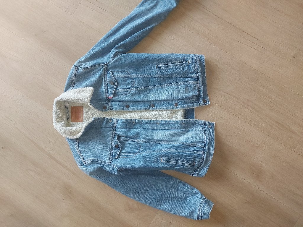 Levis wolle spijkerjack, Kleding | Heren, Jassen | Winter, Ophalen, Maat 52/54 (L), Blauw, Zo goed als nieuw