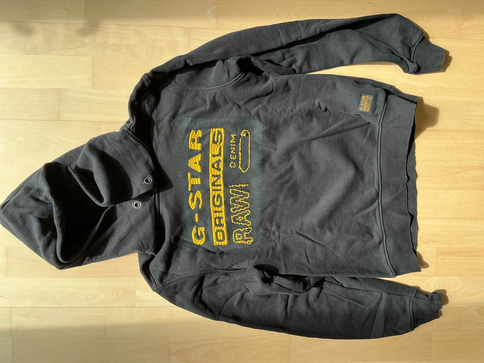 G-Star Originals Raw hoodie - Maat M, Ophalen of Verzenden, Gedragen, Maat 48/50 (M), Zwart