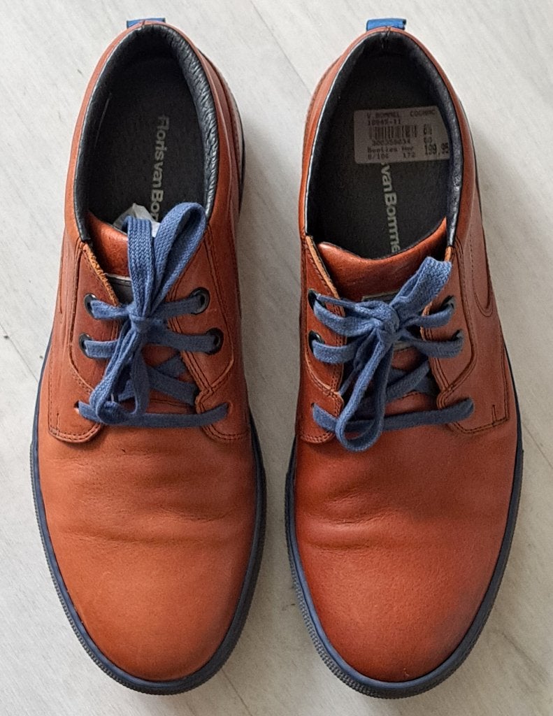 Floris van Bommel schoen mt 8,5 (rood-bruin) - nieuw, Kleding | Heren, Schoenen, Bruin, Verzenden, Boots, Floris van Bommel