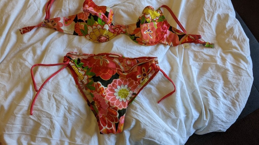 Vrolijke bikini - 36D - Beach Life, Beach Life, Verzenden, Zo goed als nieuw, Roze