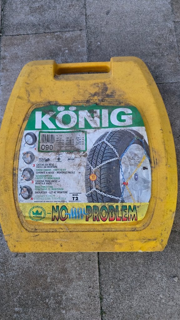 König T2 No Problem Sneeuwkettingen – Maat 090 (nieuw), Ophalen, Nieuw