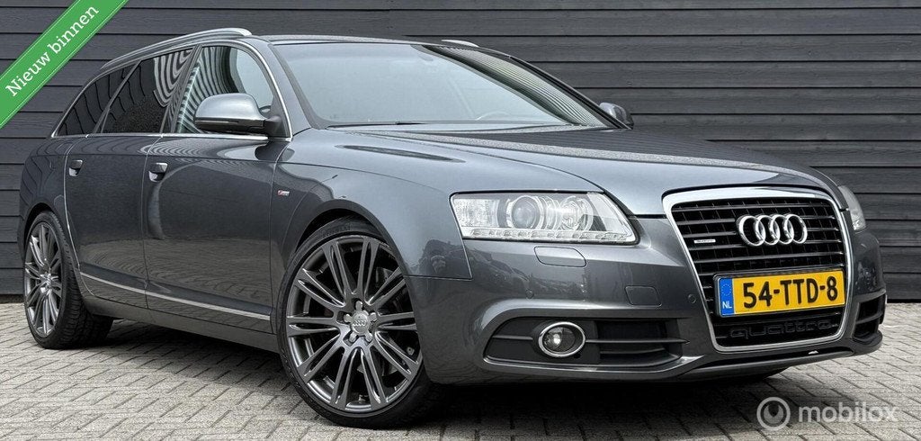 Audi A6 Avant 3.0 TFSI quattro Pro Line S-Line MTM 340PK, Gebruikt, 2995 cc, Met garantie (alle), Navigatiesysteem