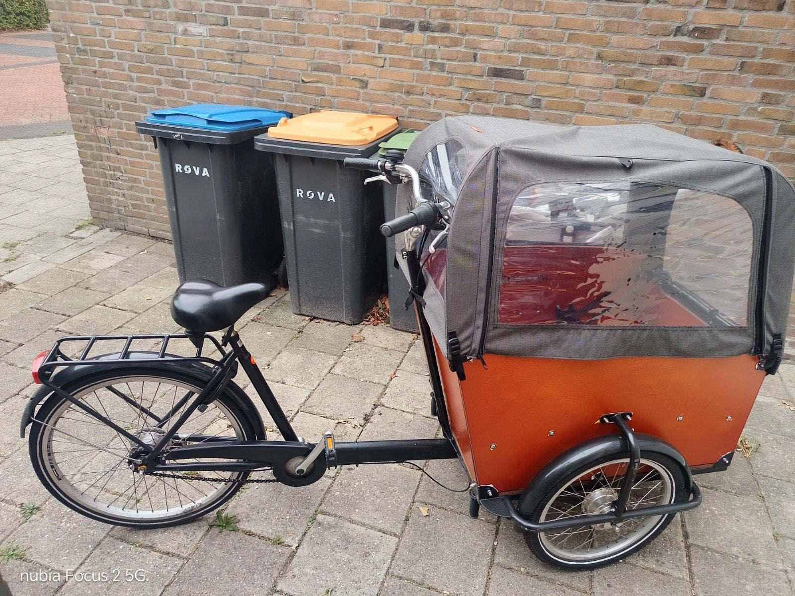 bakfiets babboe, Ophalen, Gebruikt, 4 kinderen of meer, Huif