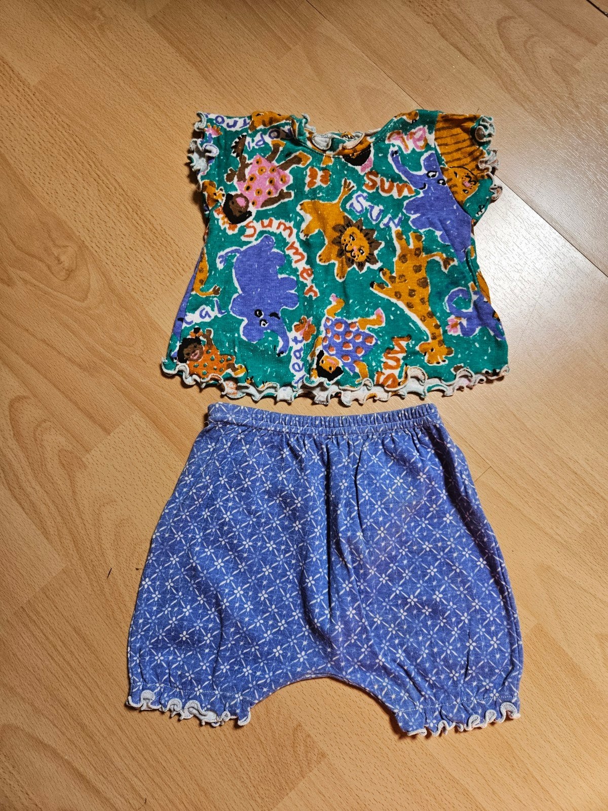 Baby zomersetje maat 62, Meisje, H&M, Ophalen of Verzenden, Zo goed als nieuw
