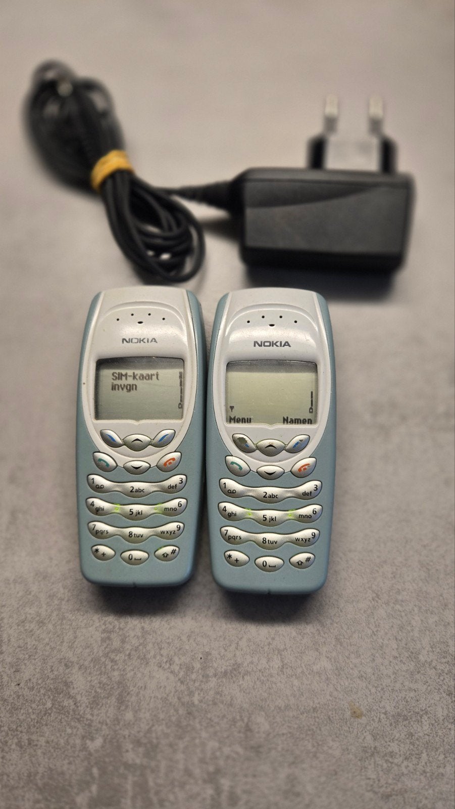 2x Nokia 3410 met oplader - Klassieke mobiele telefoons, Gebruikt, Geen camera, Fysiek toetsenbord, Ophalen of Verzenden