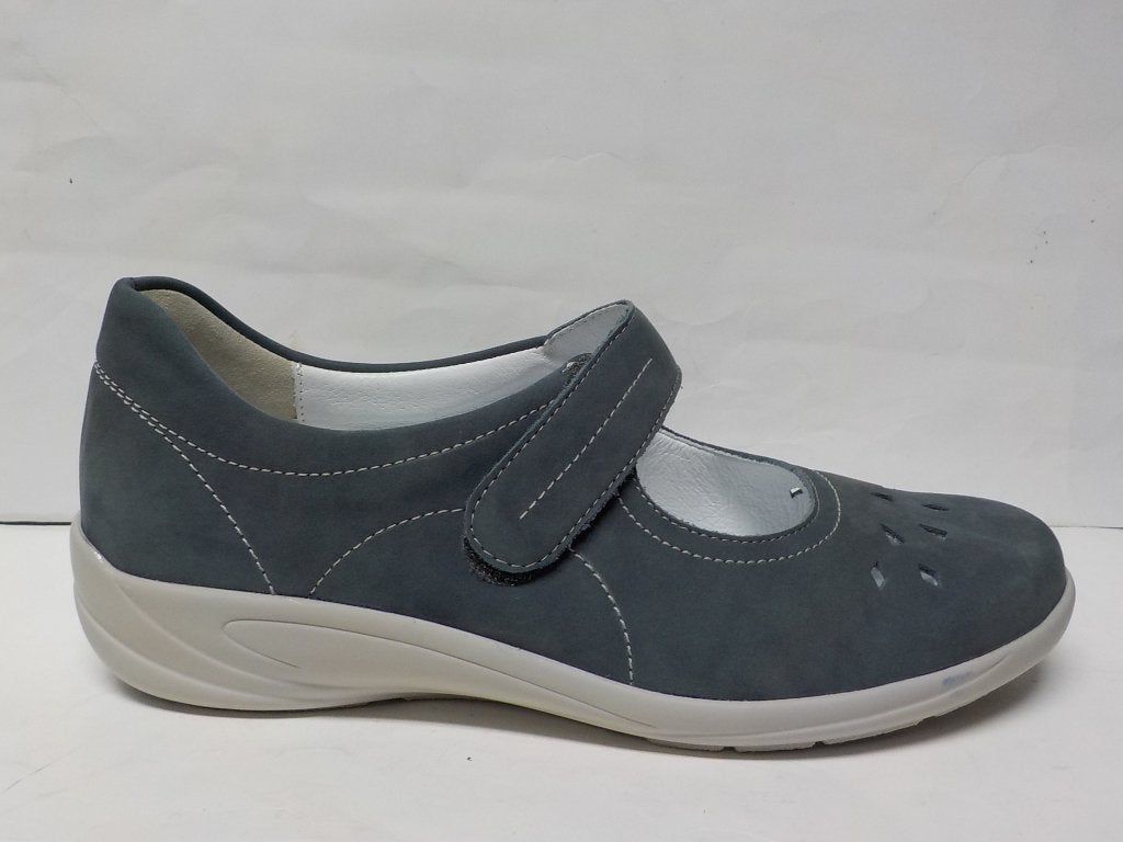 Blauwe bandschoen Semler maat 40 1/2, Info@semler.de, Blauw, Nieuw, Ophalen of Verzenden