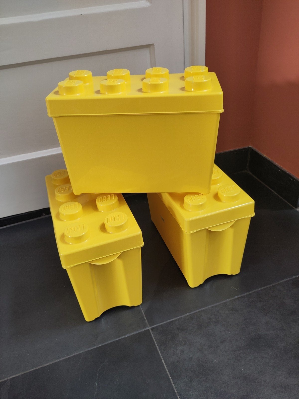 Lego opbergbakken 3 stuks, Kinderen en Baby's, Ophalen of Verzenden, Zo goed als nieuw, Accessoire, Lego